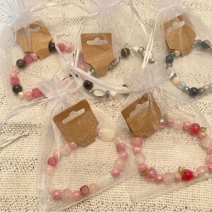 Colorful Beaded Bracelets Set